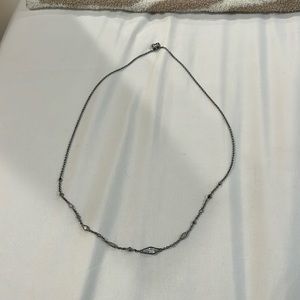 Kendra Scott gunmetal choker